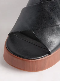 Criss-Cross Strap Wedge (WW)