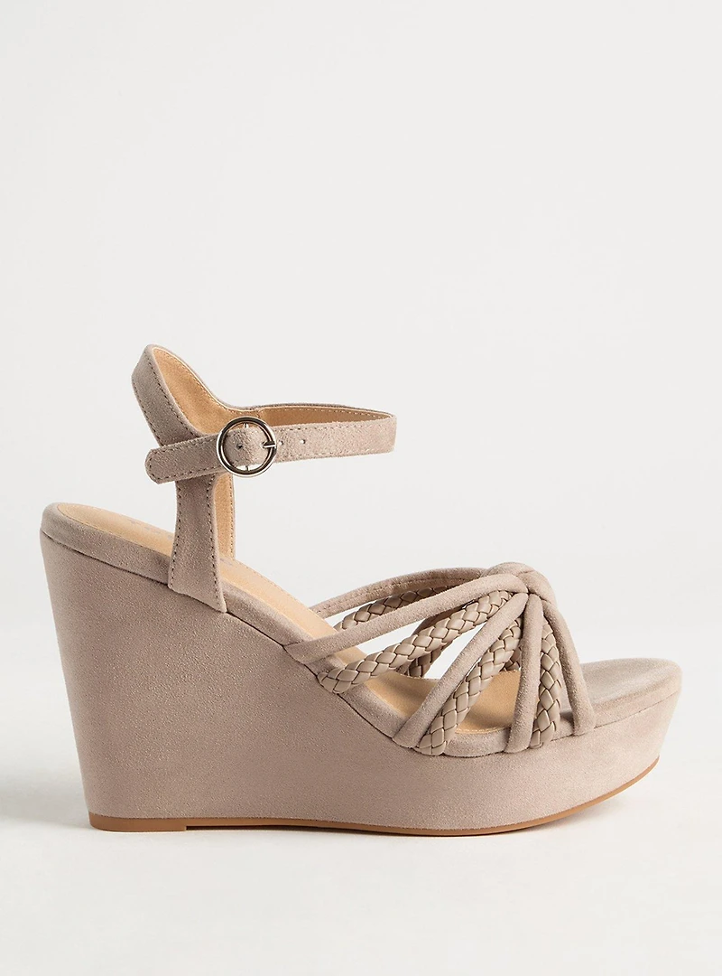 Braided Strappy Wedge (WW