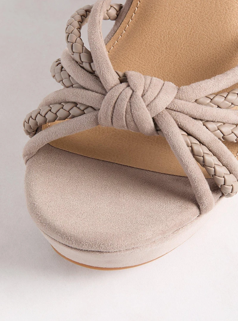Braided Strappy Wedge (WW