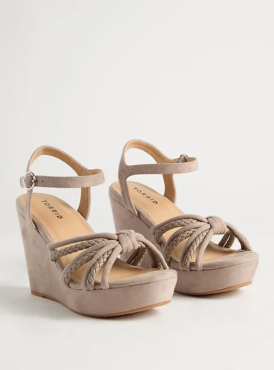 Braided Strappy Wedge (WW