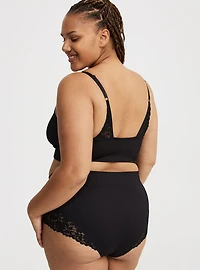 Seamless Rib Mid-Rise Brief Panty