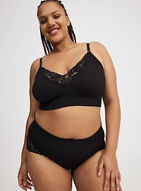 Seamless Rib Mid-Rise Brief Panty