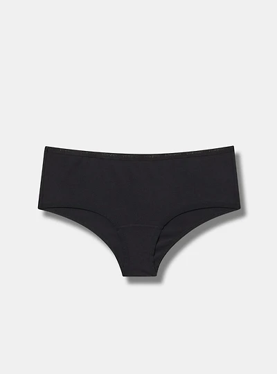 Mid-Rise Logo Cotton Cheeky Panty