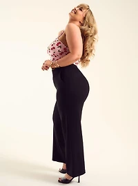 Retro Chic Wide Leg Pant