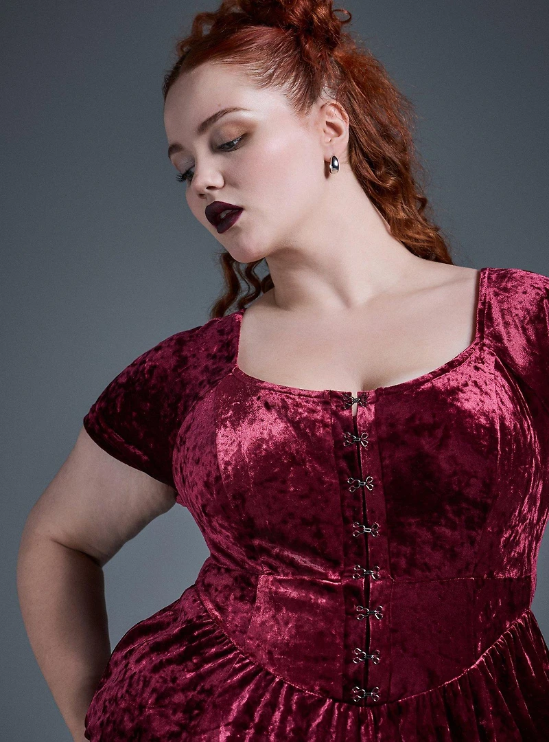 Nightfall Stretch Velvet Maxi Dress