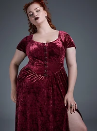 Nightfall Stretch Velvet Maxi Dress