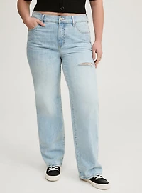 Perfect Mid-Rise Wide-Leg Jean