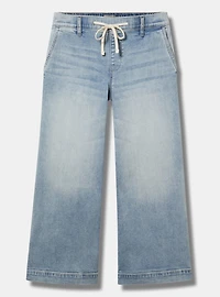 Weekend Mid-Rise Ankle Wide Leg Jean
