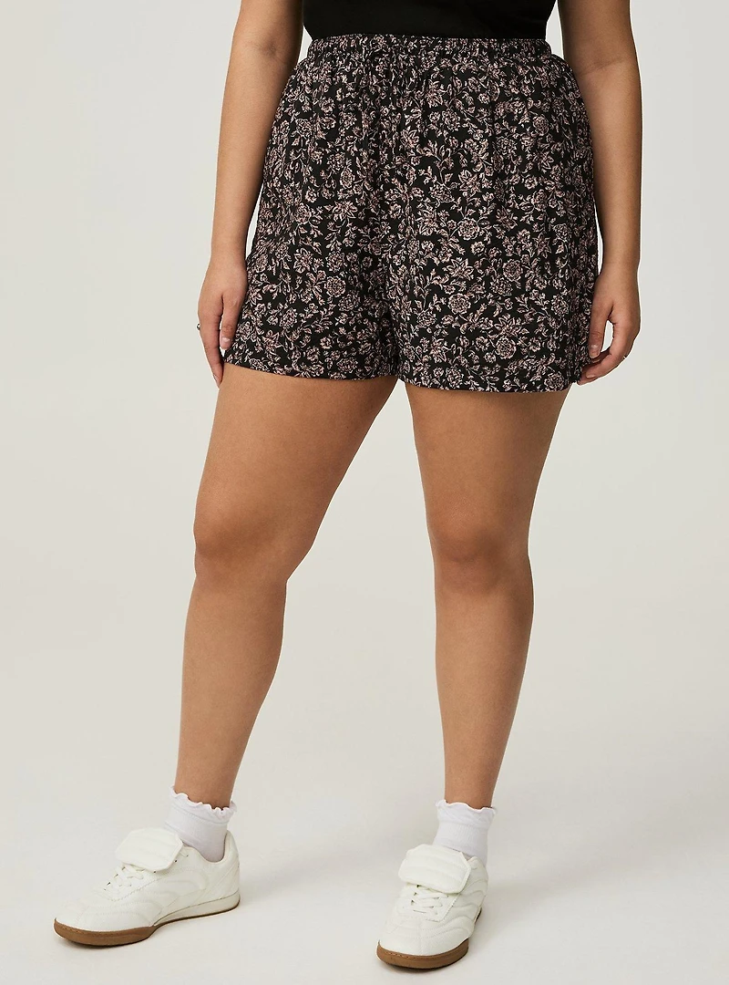 Pull-On Drawstring Shorts