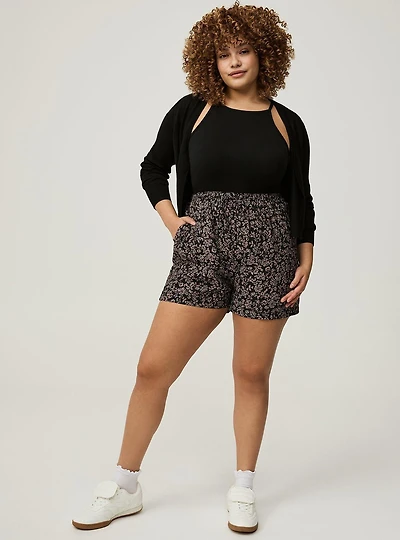 Pull-On Drawstring Shorts