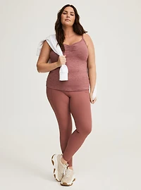 Super Soft Performance Jersey Ruched Active Cami