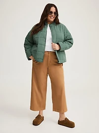 Quilted Drop Shoulder Jacket