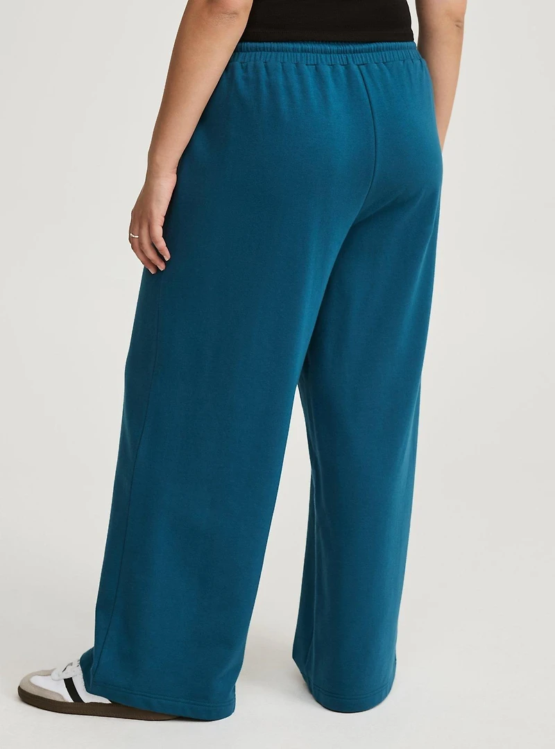 Pull-On Wide Leg High Rise Pant