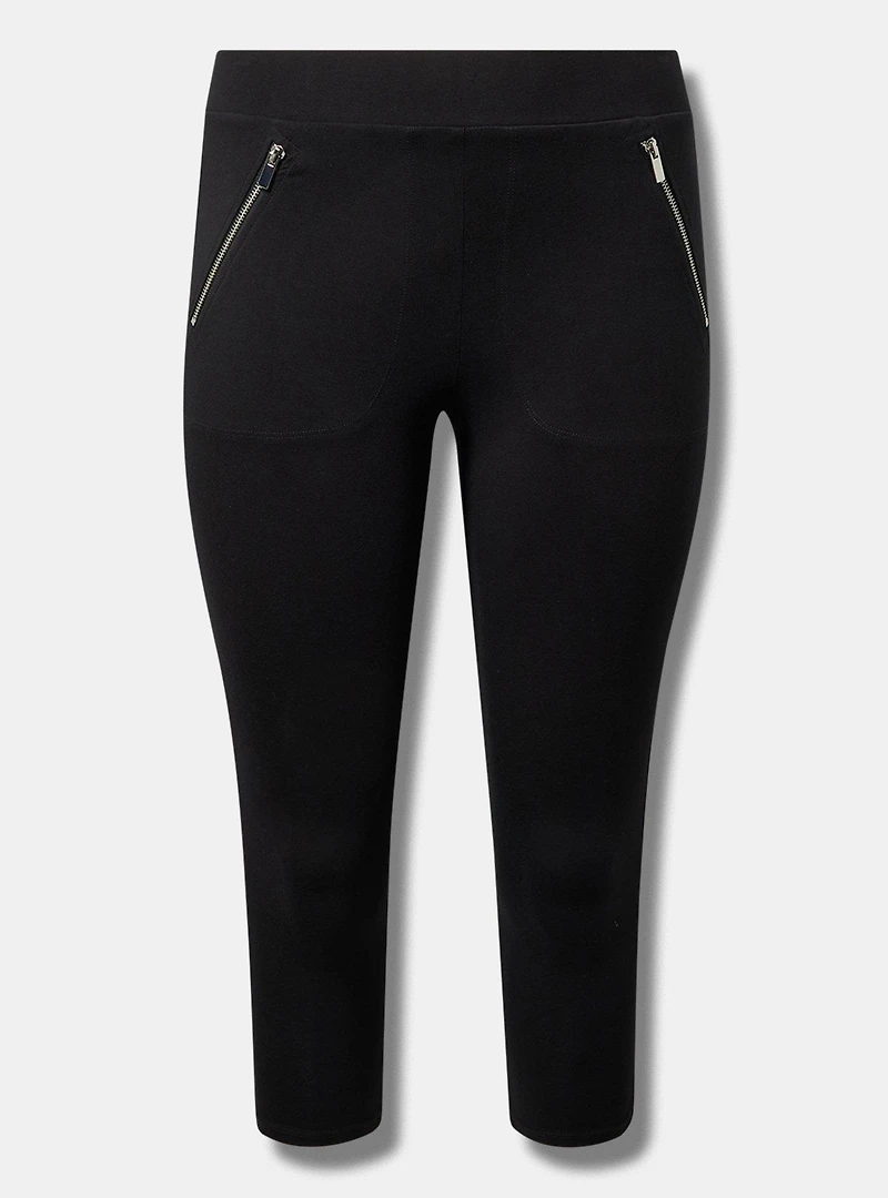 Crop Zipper Pocket Legging