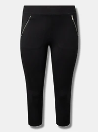 Crop Zipper Pocket Legging