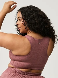Performance Jersey Ruched Yoga Bra