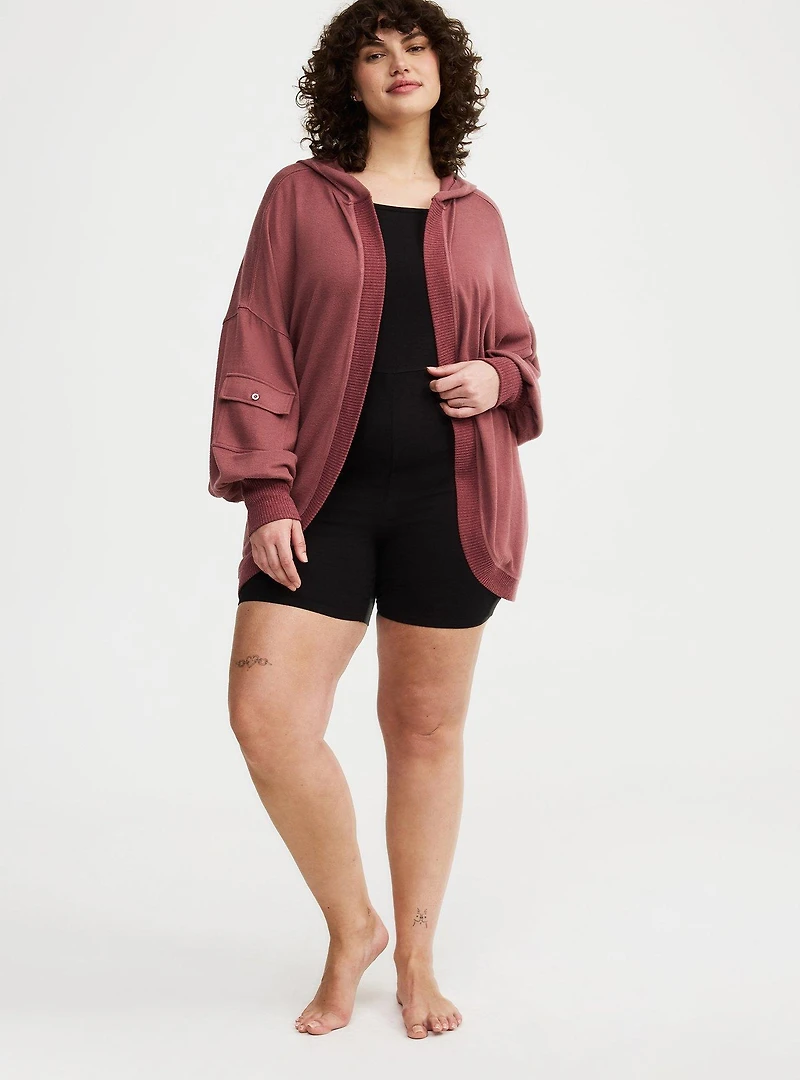Cool-Down Active Hooded Cardigan