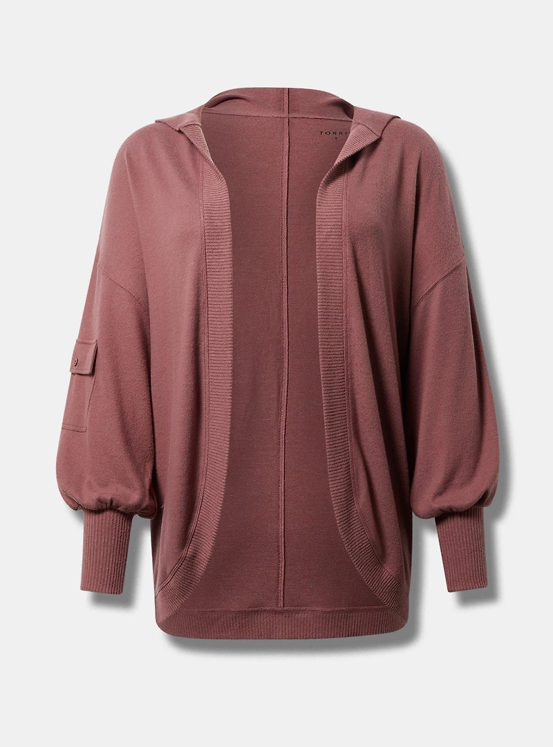 Cool-Down Active Hooded Cardigan