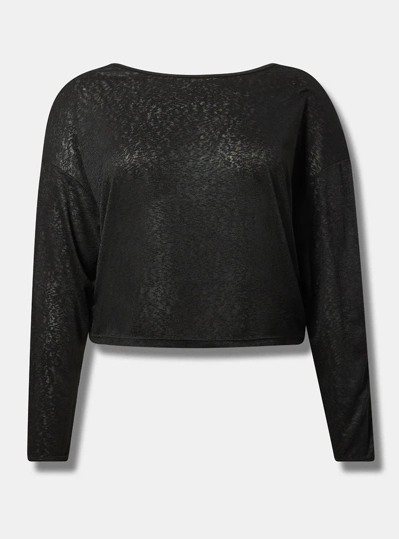 Wrapped Crop Overshirt