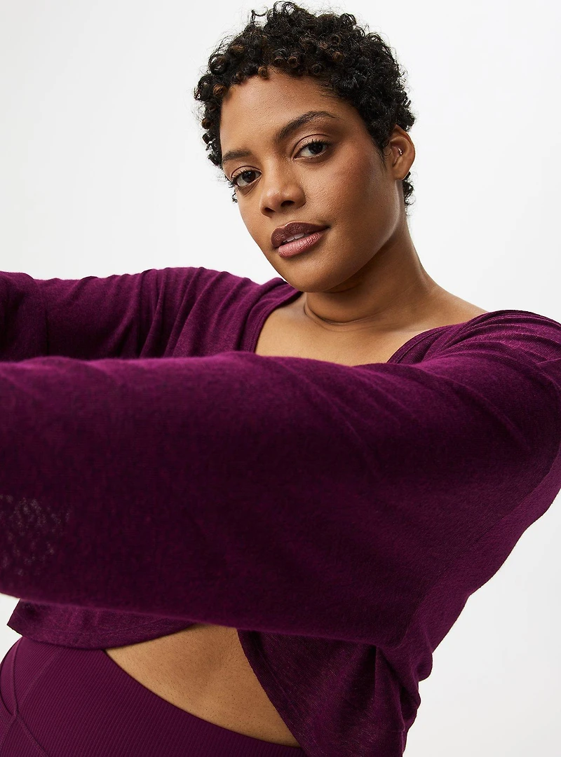 TRU Wrapped Crop Overshirt