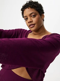 TRU Wrapped Crop Overshirt