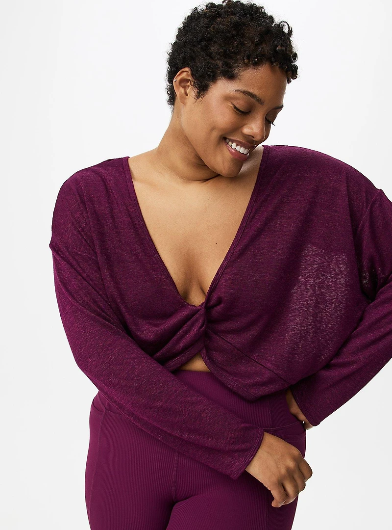 TRU Wrapped Crop Overshirt