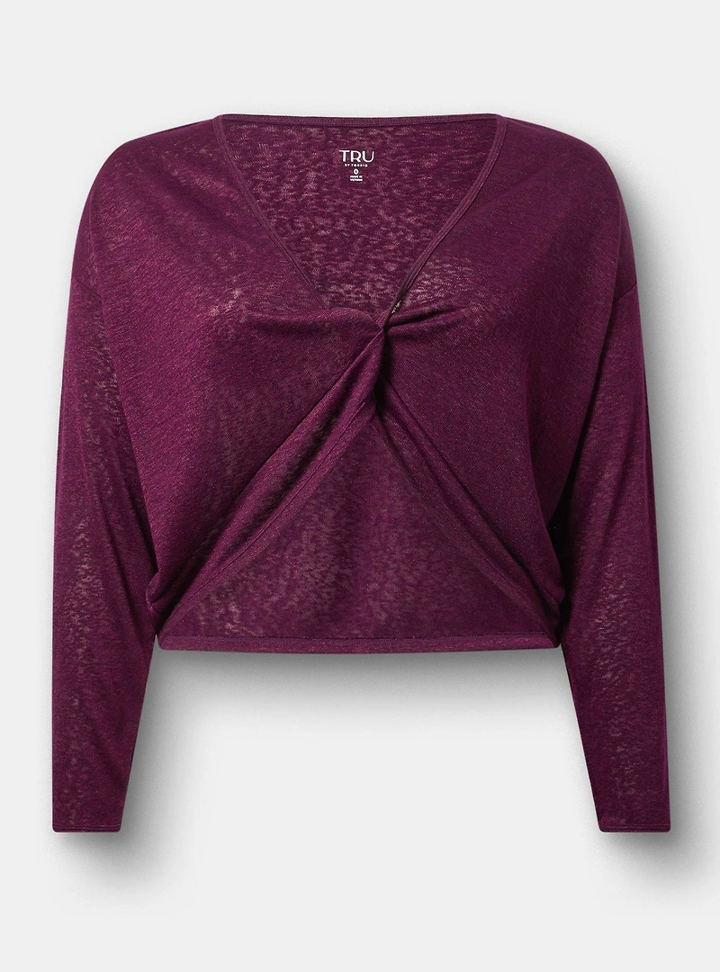 TRU Wrapped Crop Overshirt