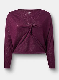 TRU Wrapped Crop Overshirt