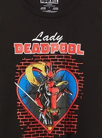 Deadpool Heart Classic Fit Crew Tee