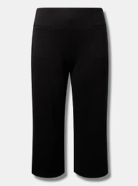 Crop Wide Lightweight Ponte Pant