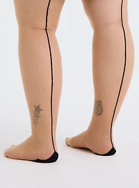 Cuban Back Seam Tights