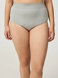 Seamless Rib High-Rise Brief Panty