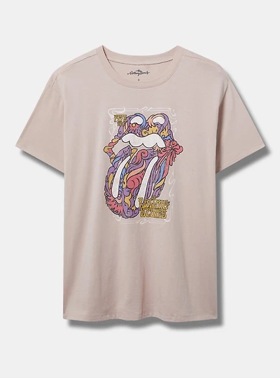 The Rolling Stones Relaxed Fit Cotton Crew Tee