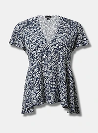 Drapey V-Neck Top