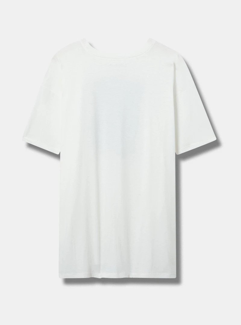 Whitney Houston Oversized Fit Cotton Crew Tee