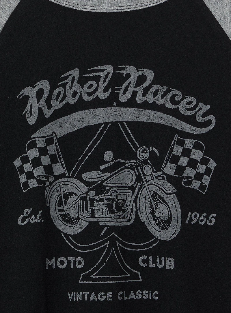 Rebel Racer Classic Raglan Tee