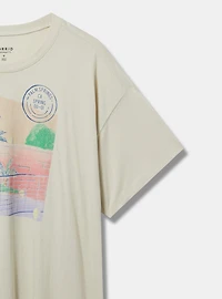Palm Springs Pickleball Oversized Heritage Jersey Tee