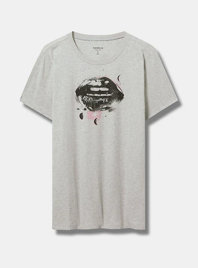 Lips Classic Fit Crew Heritage Jersey Tee