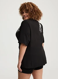 Embroidered Blazer