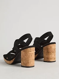 Strappy Platform Heeled Sandal (WW