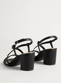 Strappy Block Heel Sandal (WW)