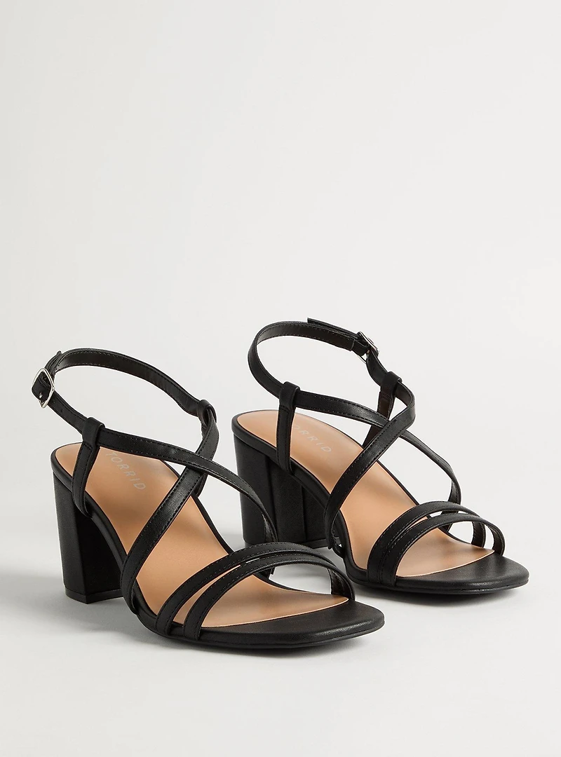 Strappy Block Heel Sandal (WW)