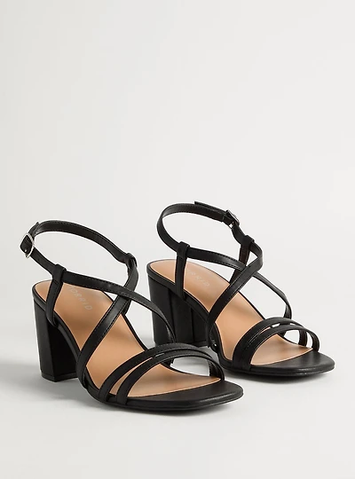 Strappy Block Heel Sandal (WW)
