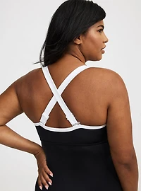 Wire-Free Strappy Cheeky One Piece Swimsuit