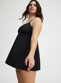 Ring Cutout Swim Dress