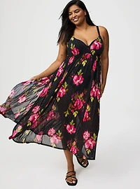 Sheer Mesh Cover-Up Maxi Dress