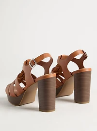 Fisherman Block Heel Sandal (M