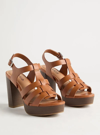 Fisherman Block Heel Sandal (M