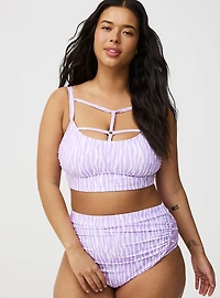 Wire-Free Scoop Strappy Bikini Top
