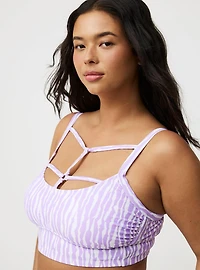 Wire-Free Scoop Strappy Bikini Top